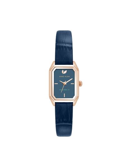 Anne Klein Women's Sustainable Leather Strap Watch Consider it MSRP $89.00