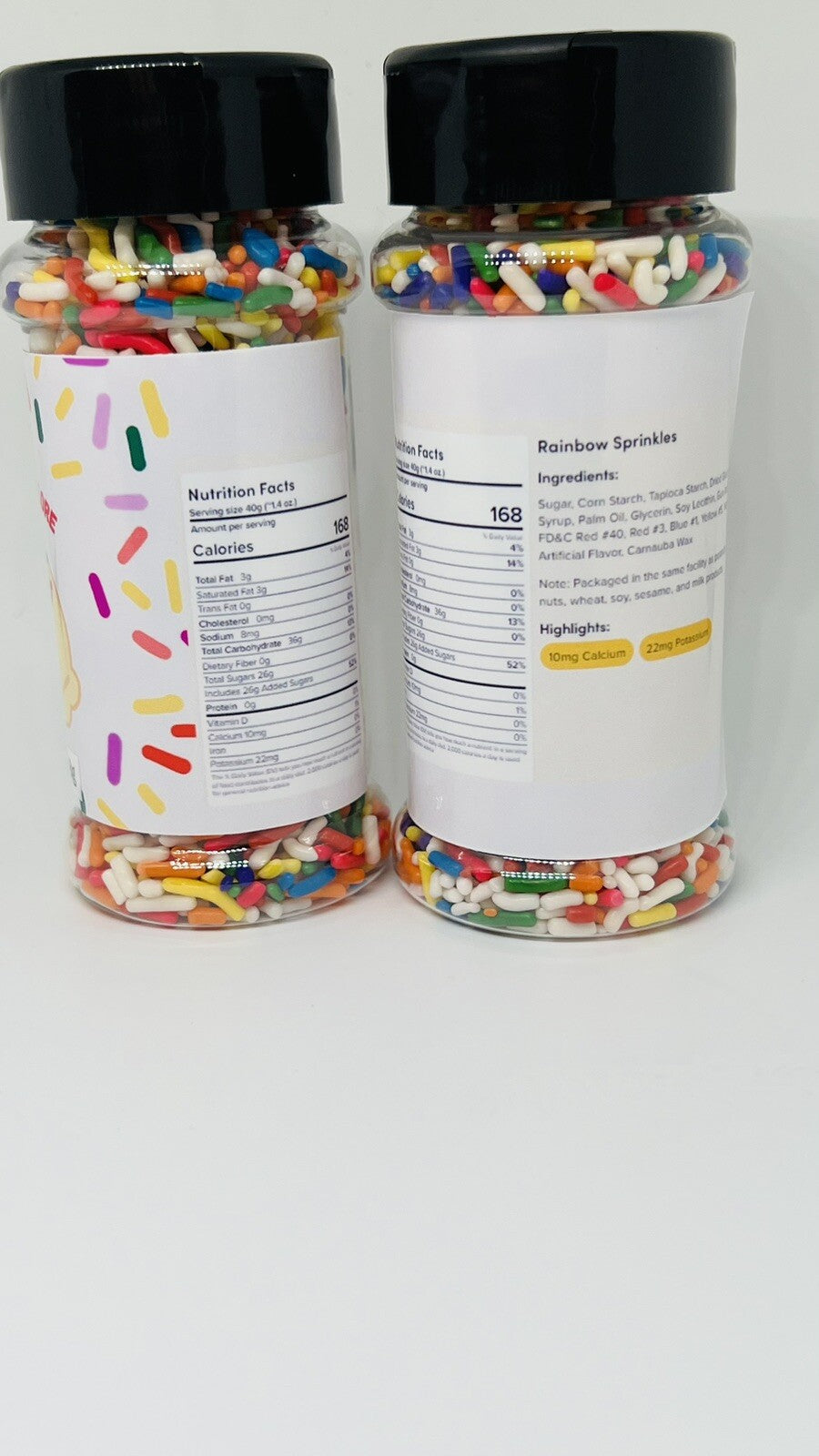 2x Sprinkles Galore Rainbow Sprinkles, 2.75 oz/ 78g