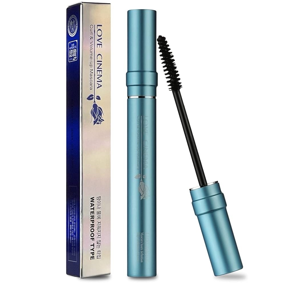 LOVE CINEMA Curl & Volume  Waterproof Mascara Intense Length 0.24 Black New