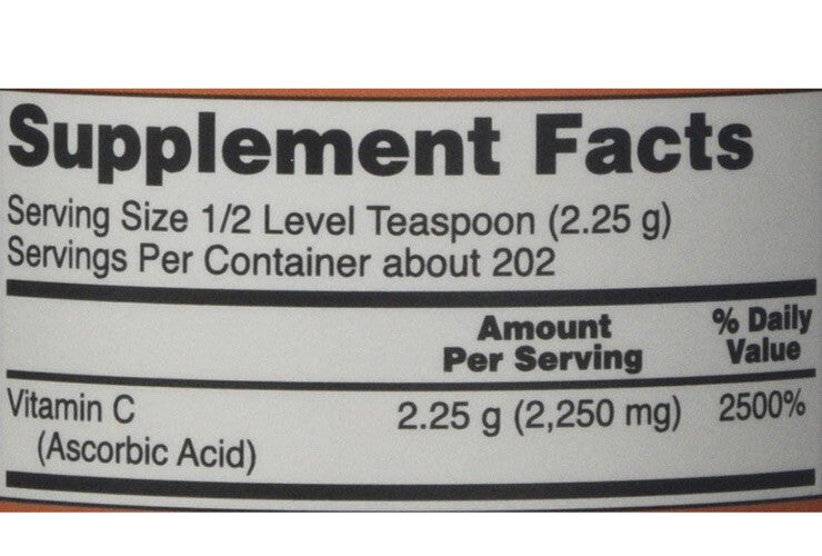 Now vitamin c crystals ascorbic acid Antioxidant protection 1 LB New