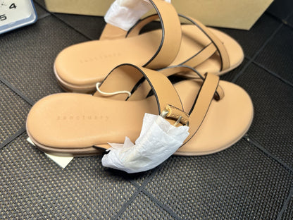 Sanctuary Smart Creation Spring Toe-Loop Sandal Brown Size 7M