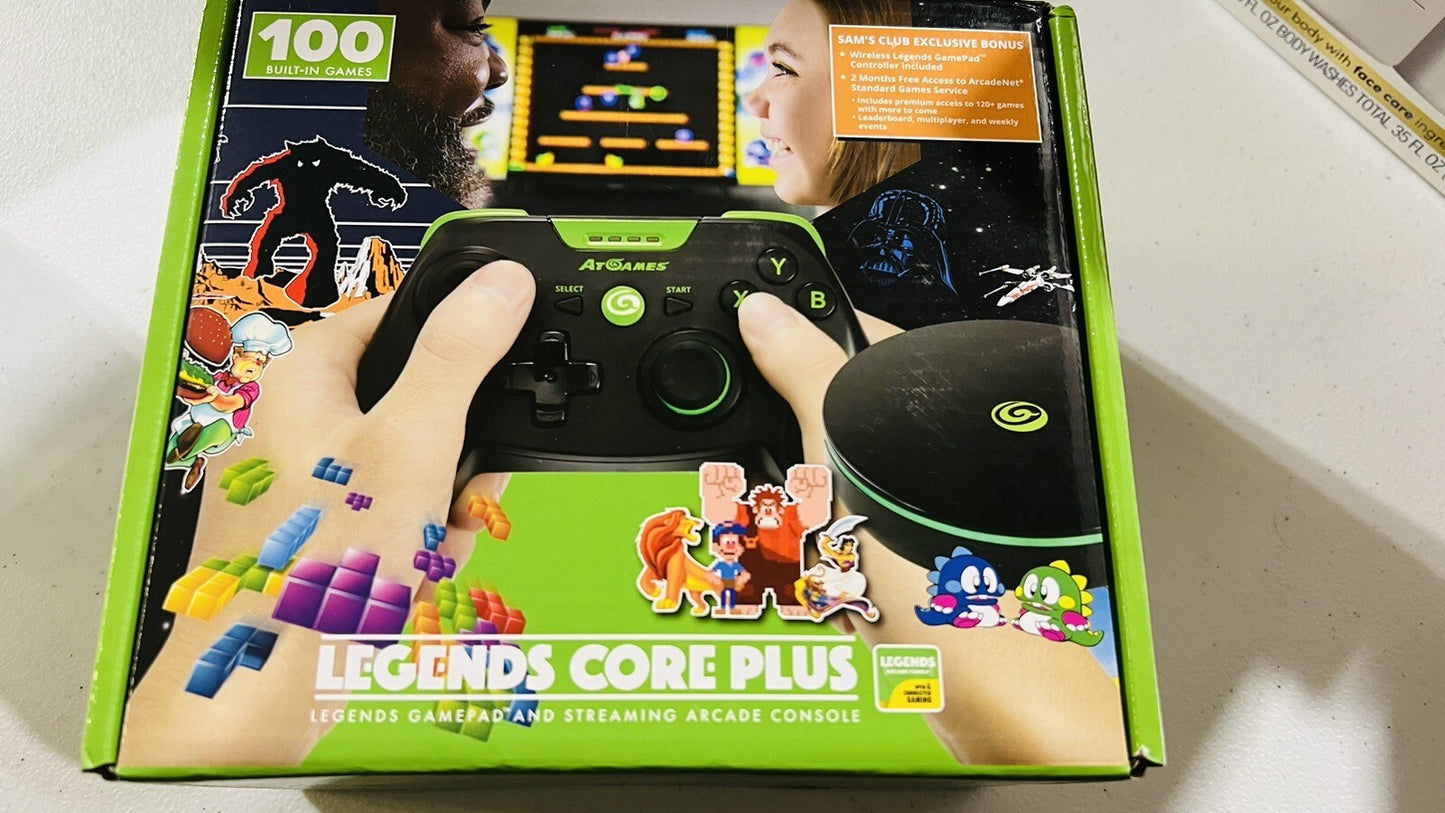 AtGames Legends Core Plus - Streaming Arcade Console 100 BUILT IN GAMES, HA2811S