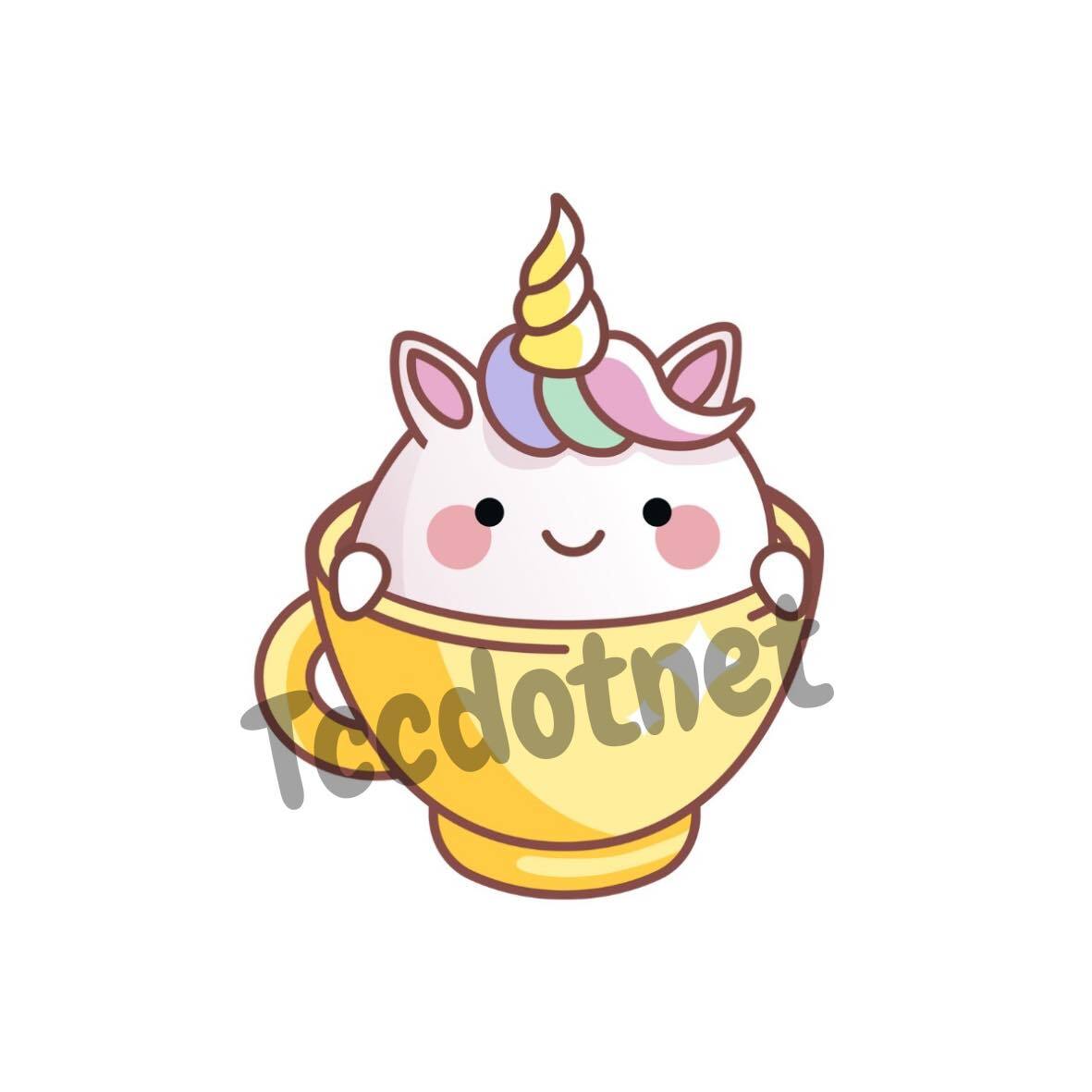 Stickers Unicorn Die Cut 1.95 "x 2" New ( Select your Design)