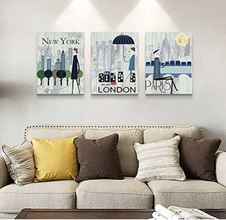 Canvas Wall Art For Living Room Family Wall Decorations For Bedroom Bathroom ...