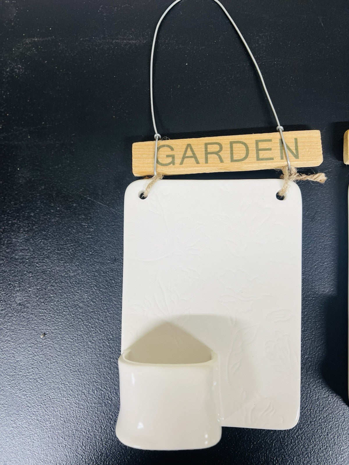 Small White Wall Hanging Planter Ceramic Planter New