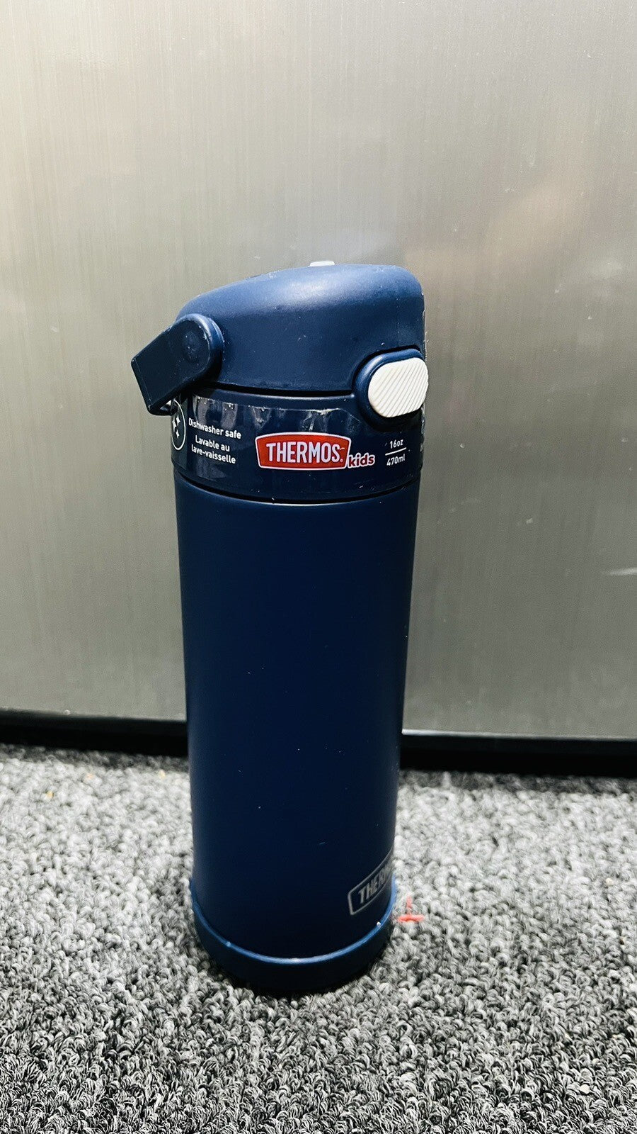 Thermos Kid's Funtainer Insulated Stainless Water Bottle 16oz Blue (see Details)