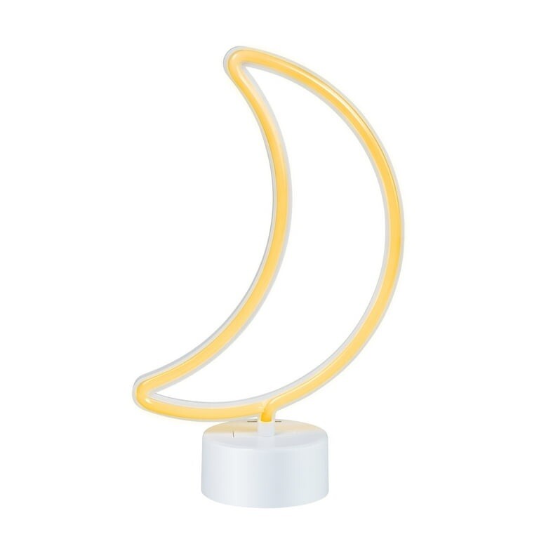 Moon Neon Sign - Moon Neon Light for Bedroom, Desk, Table Decorations NIB
