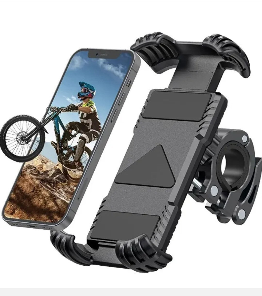 H18 Bike Phone Mount - Universal Phone Holder Bike/Motorcycle Fits 4.7 - 6..8"