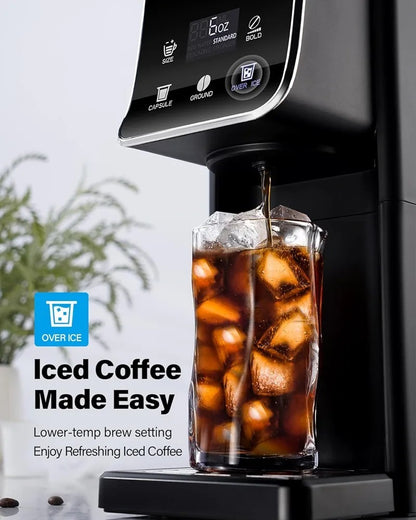 Coffee Maker Hot & Iced With Bold Setting,Single Serve Coffee Maker For K Cup 