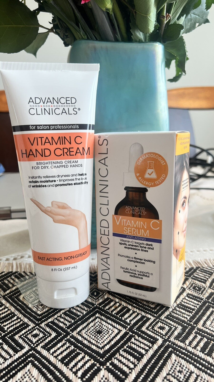 Advanced  Clinicals vitamin C Serum & Hand cream Set