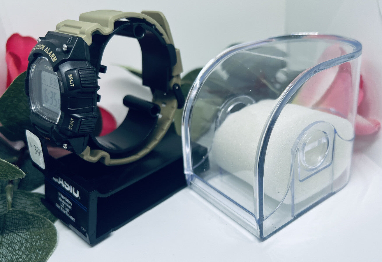 Casio W736H-5AV, Illuminator Watch, 100 Meter WR, Vibration Alarm, Chronograph