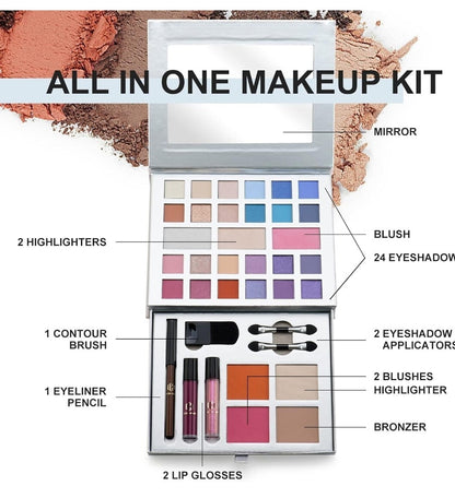 Nymph All-In-One Makeup Kit for Women, Teens New In Box Beginners Make Up