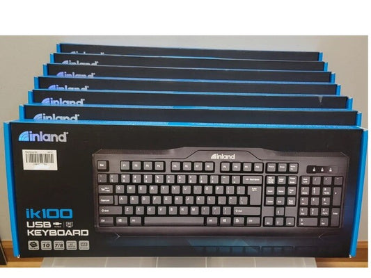 Inland ik100 Wired USB Keyboard Micro Center NEW. 