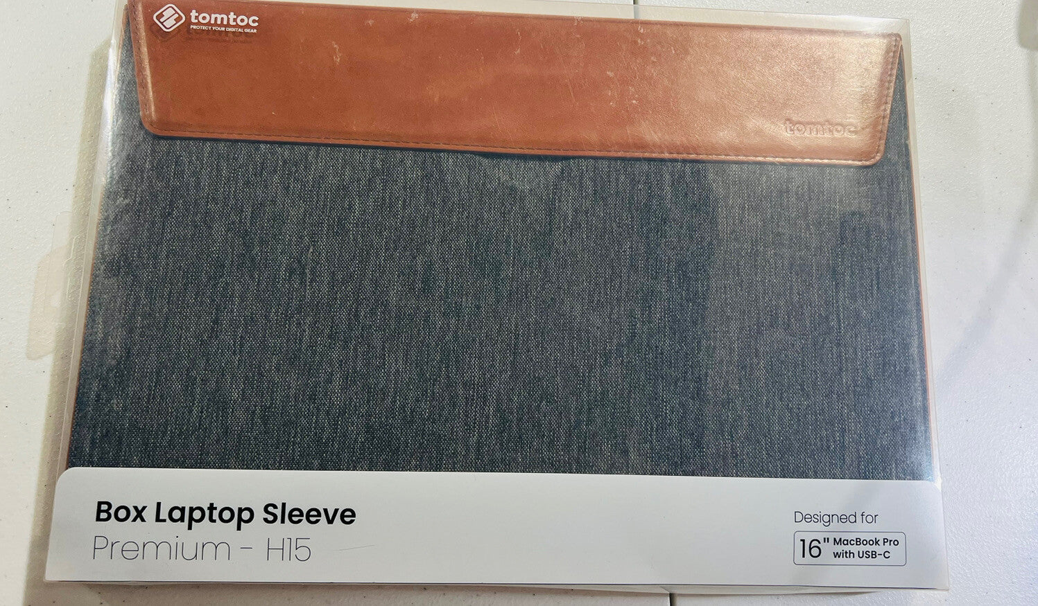 Tomtoc Box Laptop Sleeve Premium For 16” Mac Book Pro New