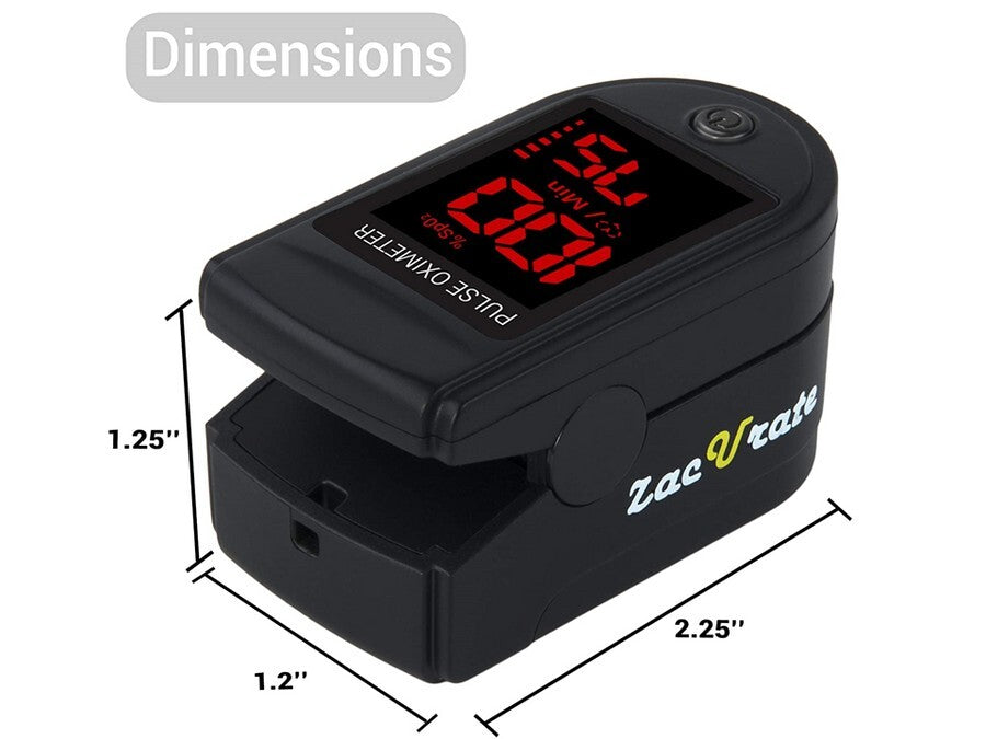 ZACURATE Series 500DL Fingertip Pulse Oximeter Blood Oxygen Saturation MONITOR 