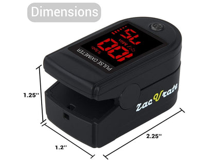 ZACURATE Series 500DL Fingertip Pulse Oximeter Blood Oxygen Saturation MONITOR 