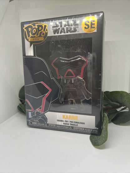 Funko Pop Pin Star Wars KARRE SE New Sealed