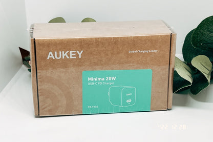 AUKEY MINIMA 20W USB-C PD FAST CHARGER PA-Y20S - New & Sealed In Box