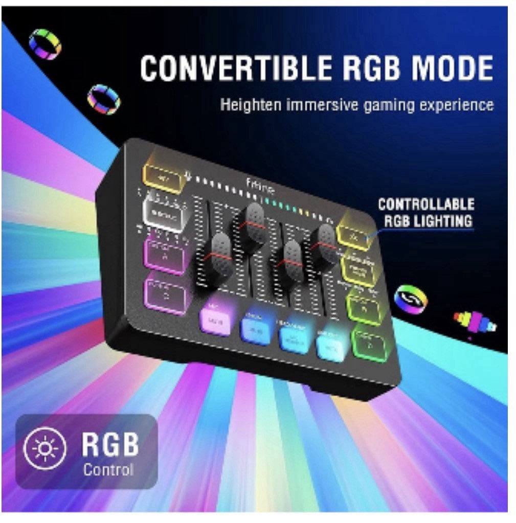 FIFINE Gaming Equipment Bundle, Dynamic XLR/USB Gaming Microphone Set With Mixer