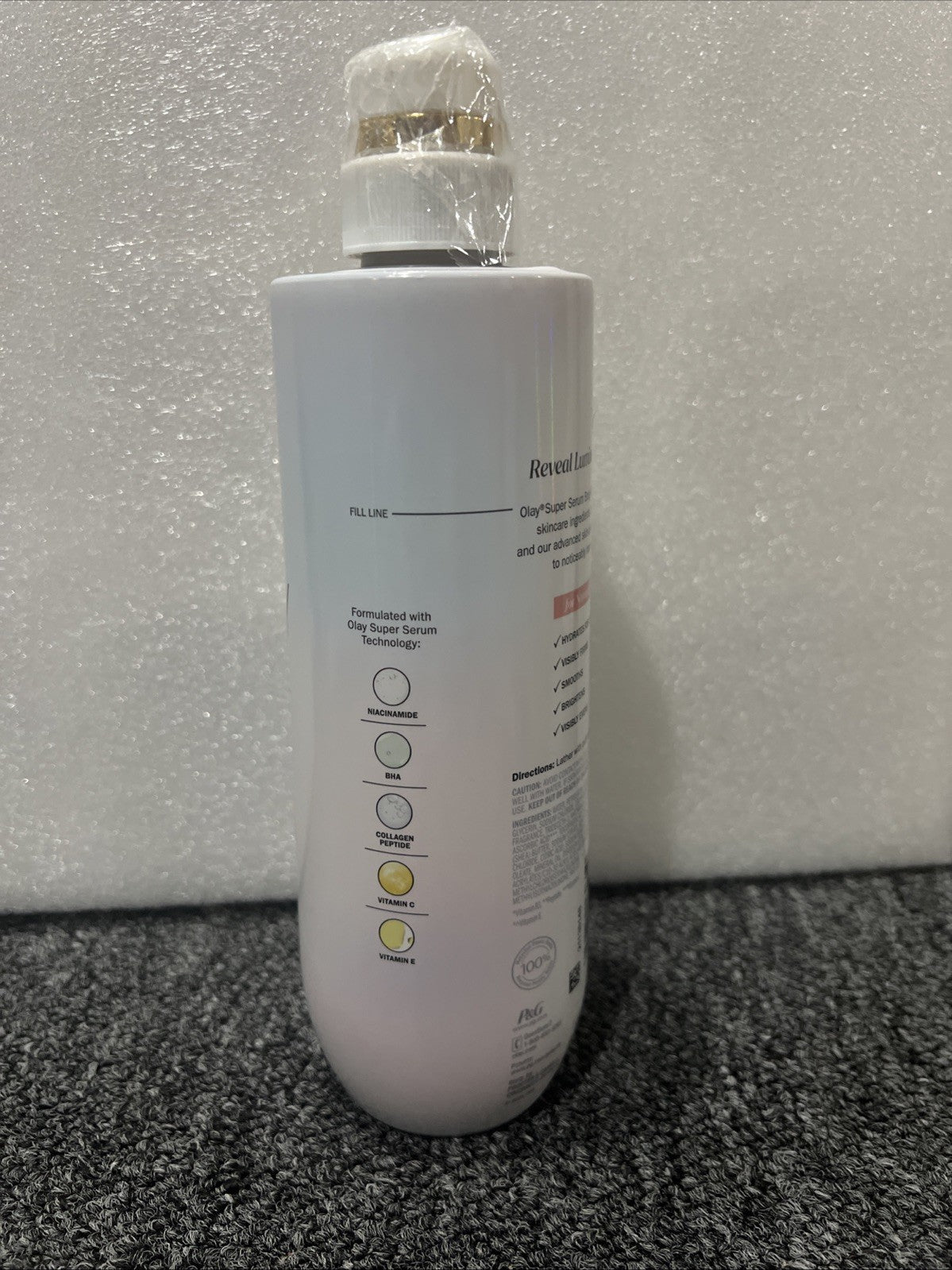 Olay Super Serum Body Wash for Rough & Bumpy Skin, 18.5 fl oz