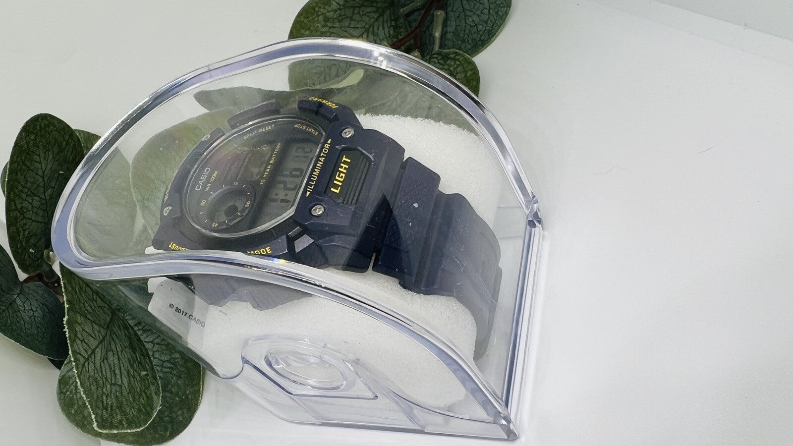 Casio AE1400WH-2AV, Blue, 100M, 5 Alarms, World Time, Resin w/free Clear case