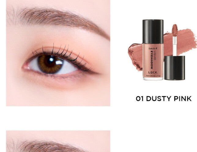 Lock it Liquid Eyeshadow Dusty Pink 5g New
