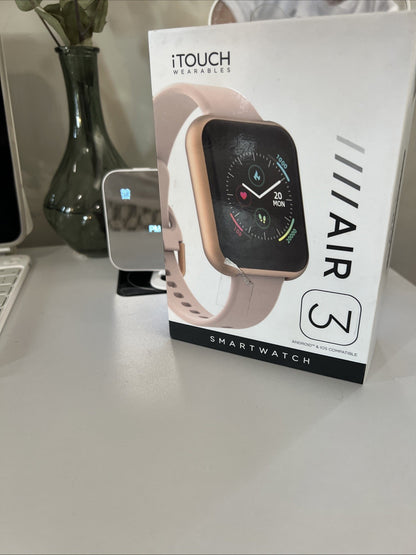 iTOUCH Air 3 Smartwatch Fitness Tracker with Heart Rate Tracker, Step Counter...