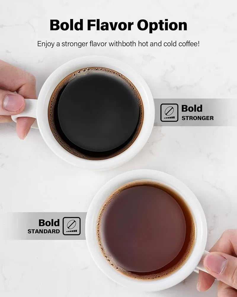 Coffee Maker Hot & Iced With Bold Setting,Single Serve Coffee Maker For K Cup 