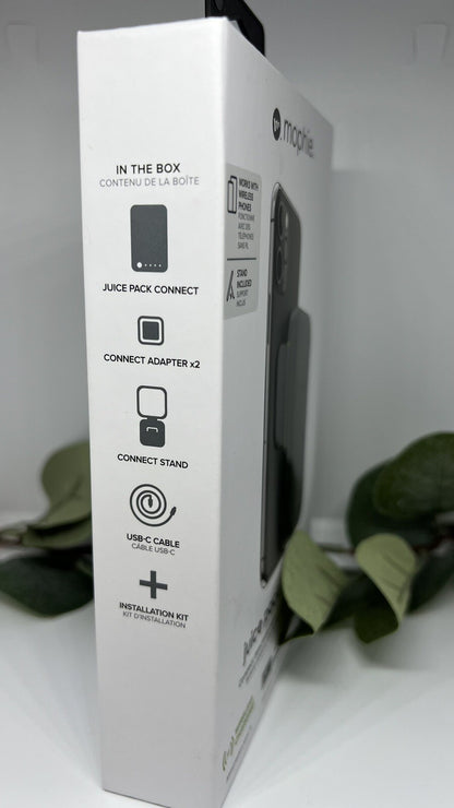 Mophie Juice Pack Connect Compact -5,000 mAh Battery w/stand Included New In Box