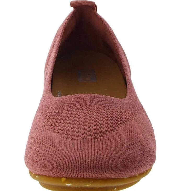 fitflop™ Women's 6.5 Allegro Multi-Knit Ballet Pumps Slip-On Shoes in Warm Rose