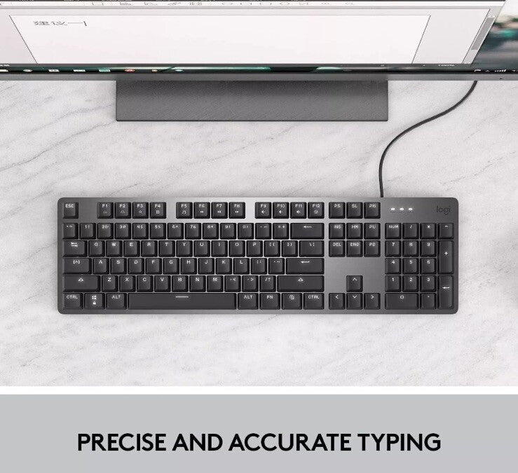 Logitech K845 Mechanical Illuminated Wired Keyboard 104 Mechanical Switches