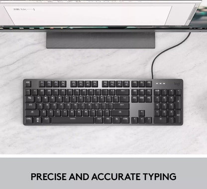 Logitech K845 Mechanical Illuminated Wired Keyboard 104 Mechanical Switches