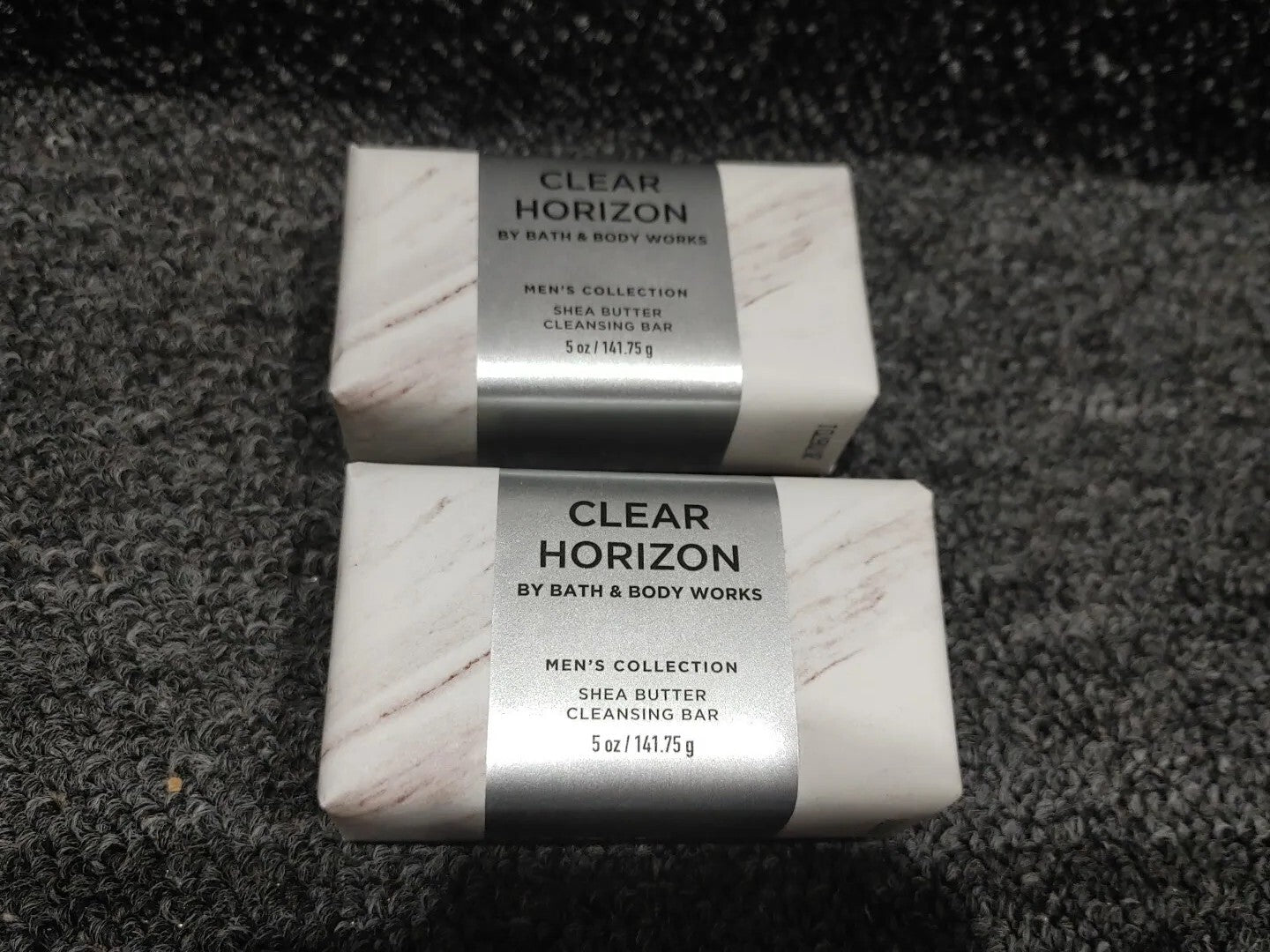 Bath & Body Works Clear Horizon Men's Collection Shea Butter 2 Bars Soap