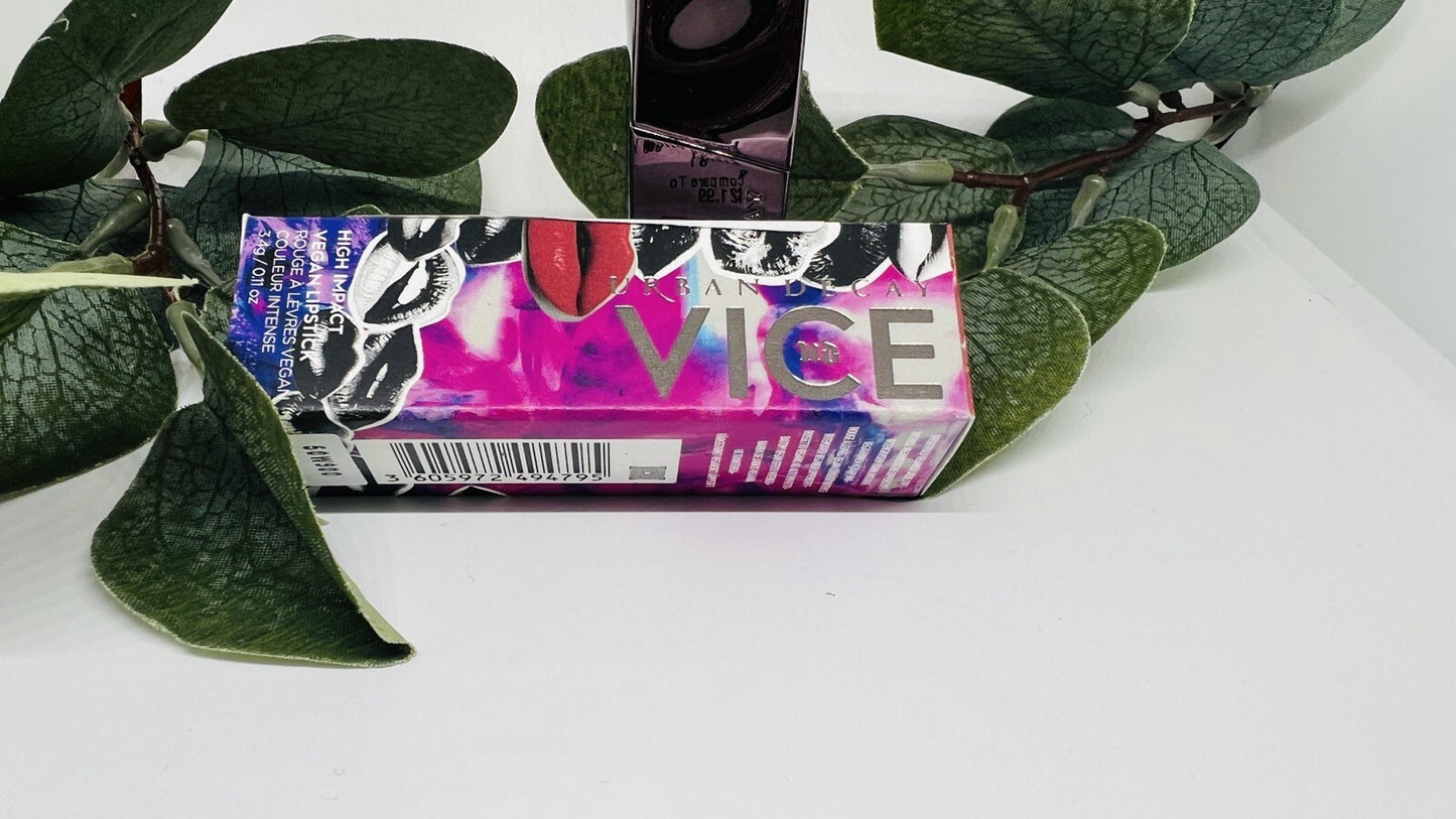 Urban Decay Vice Lipstick High Impact Vegan Lipstick Ravenswood Cream New in Box