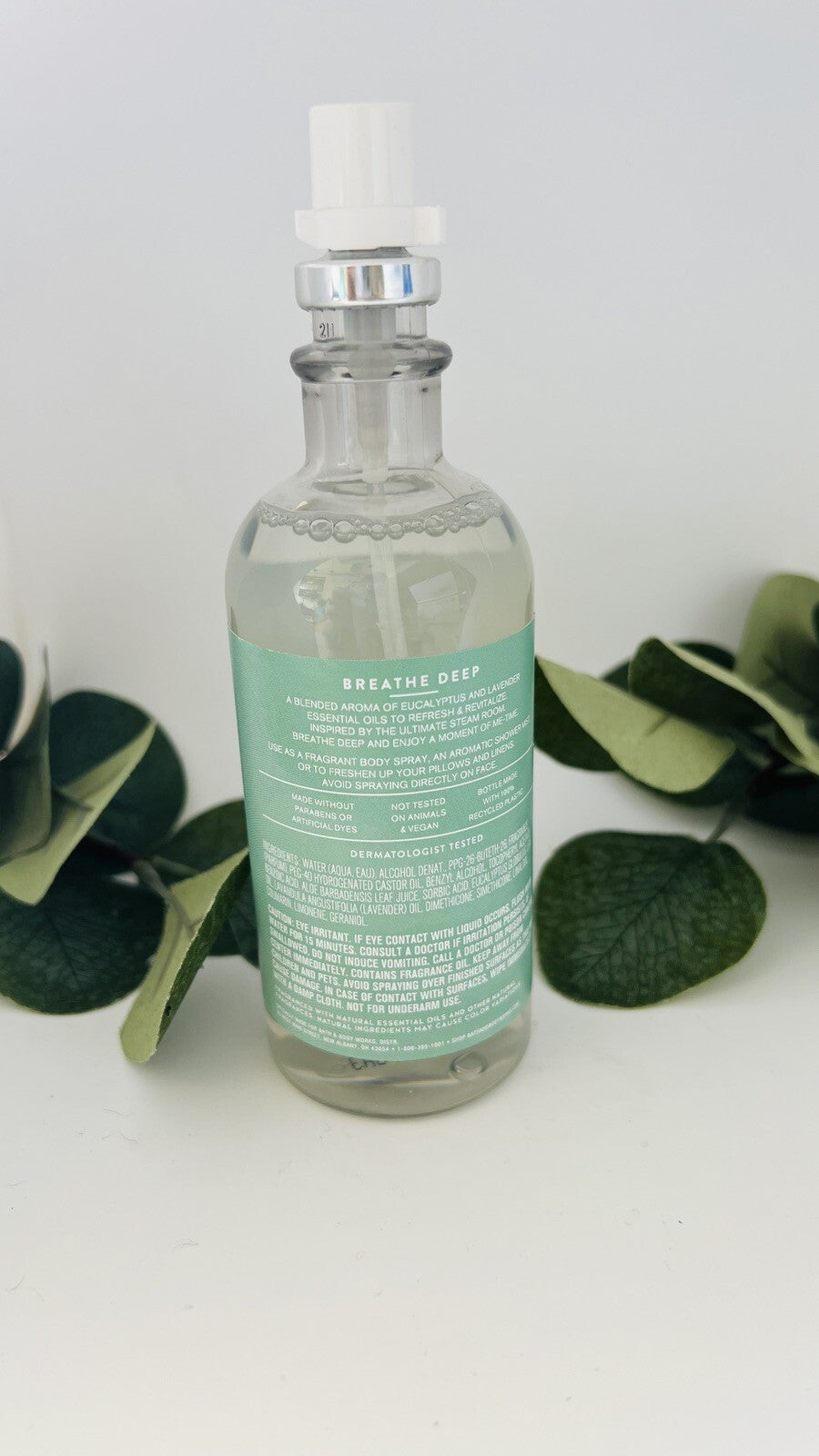 Bath & Body Works Aromatherapy Breathe Deep EUCALYPTUS LAVENDER Mist 5.3 oz NEW