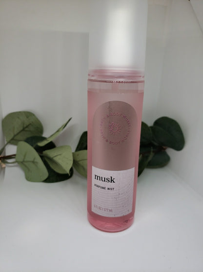 Bath and Body Works Musk Fragrance Perfume Mist For Body 6 Oz - Free Shipping