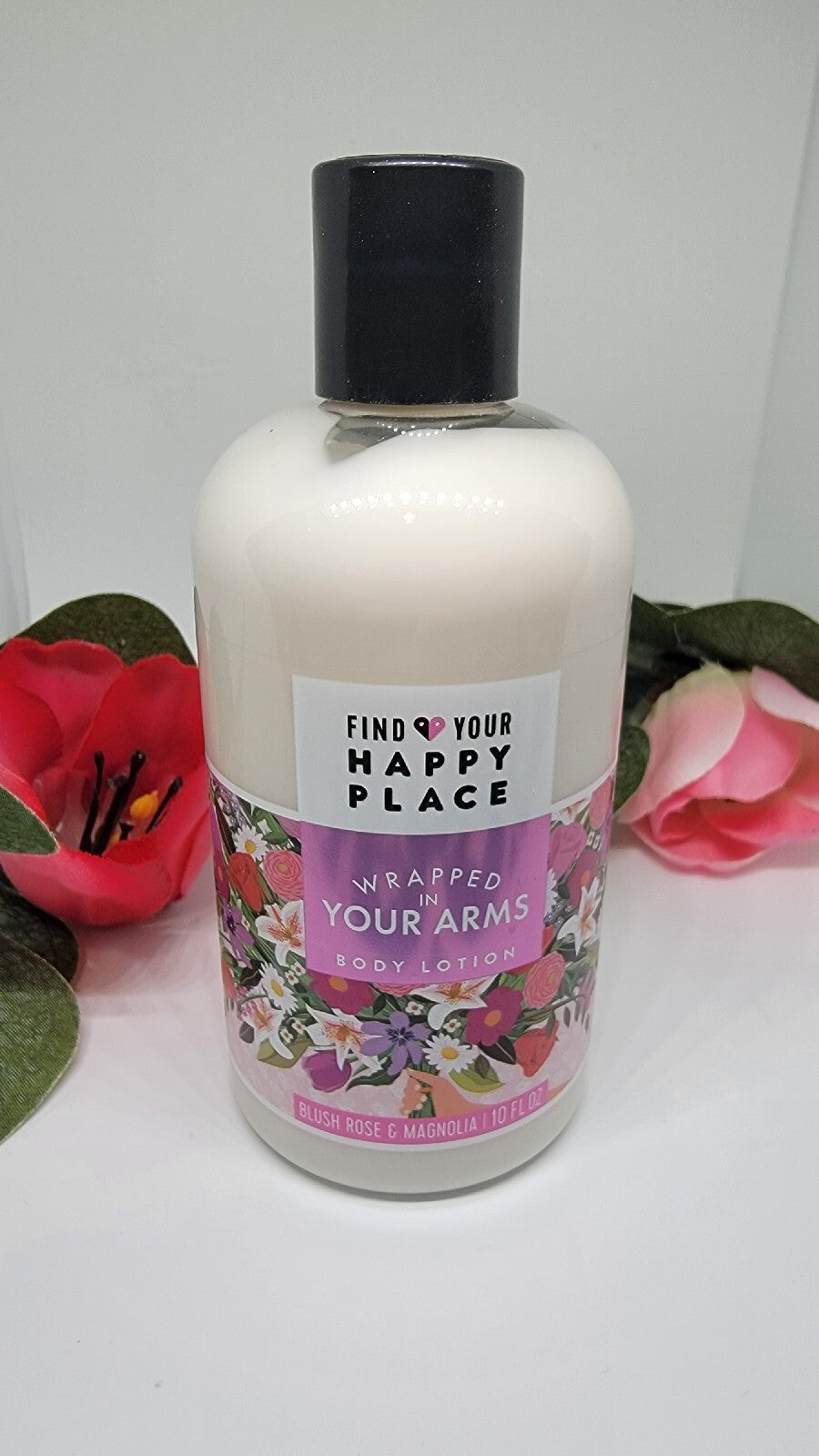 Women’s FIND YOUR HAPPY PLACE Wrapped In Your Arms Body Lotion 10oz 