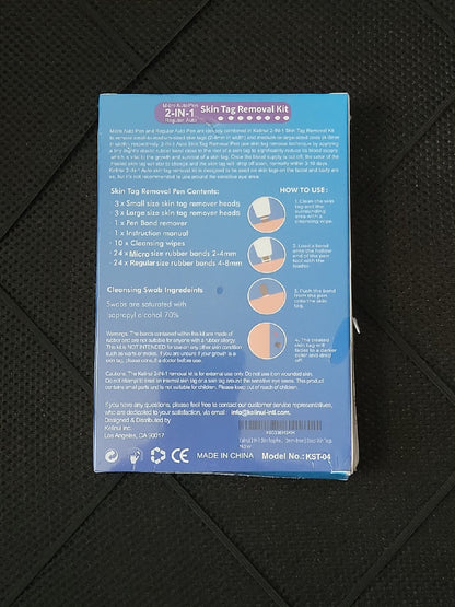 Kelinul 2-In-1 Auto Skin Tag Remover Kit Model No.: KST-04