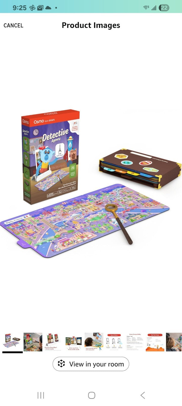 Osmo - Detective Agency Starter Kit for iPad, Learning Toys for 5 to 11 yrs Old 