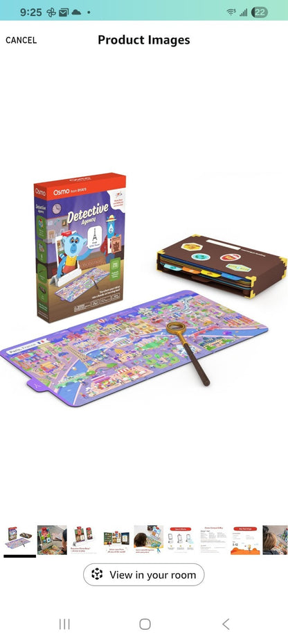 Osmo - Detective Agency Starter Kit for iPad, Learning Toys for 5 to 11 yrs Old 