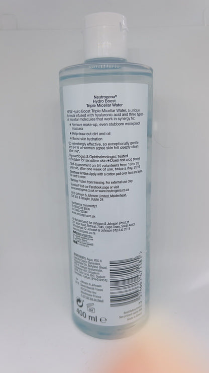 Neutrogena Hydro Boost Triple Micellar Water 400Ml