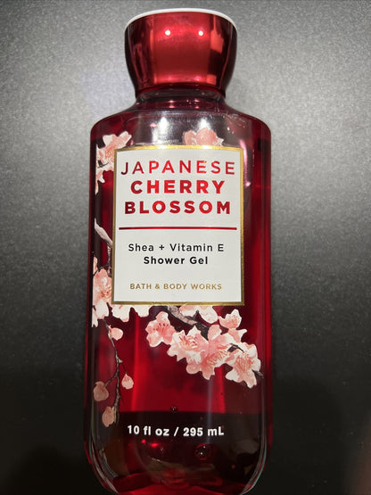 Bath Body Works  Japanese Cherry Blossom Shower Gel Body Wash 10oz New