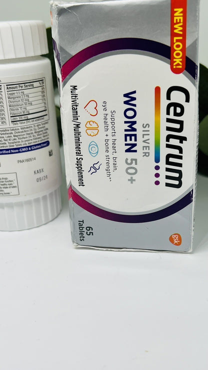 Centrum Silver Multi-Vitamin-Mineral Supplement & Antioxidants for Women 50 Plus