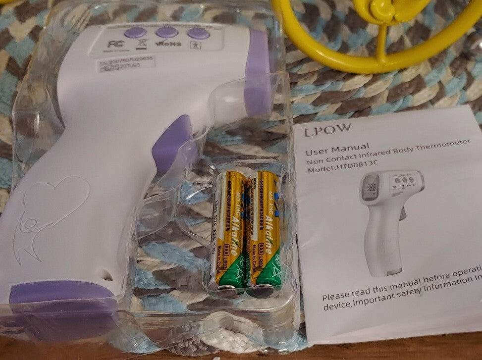 LPOW Non Contact Infrared Thermometer for Adults and Kids