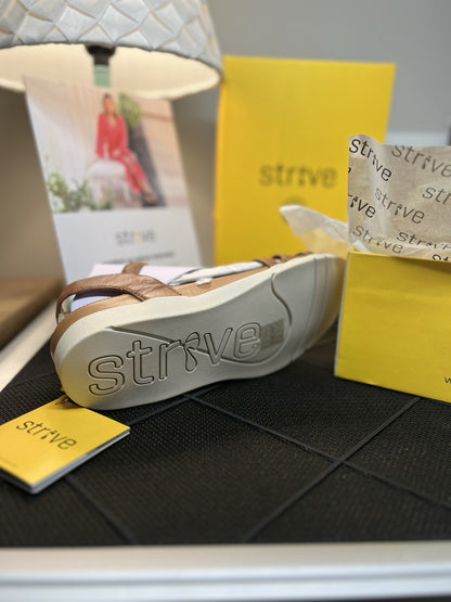 Strive Women's Anguila Sandal Tan  - 23121T, Tan Size 9 New in Box