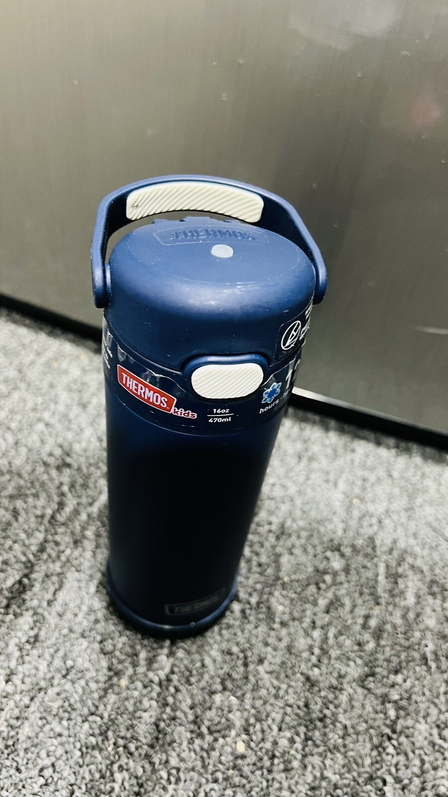 Thermos Kid's Funtainer Insulated Stainless Water Bottle 16oz Blue (see Details)
