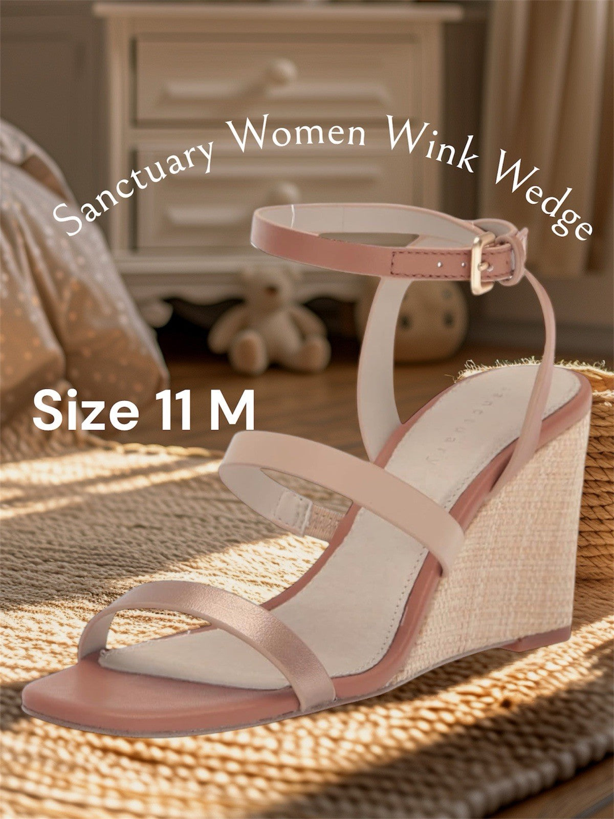 Sanctuary Women’s Sandals Nudemet/nude Size 11