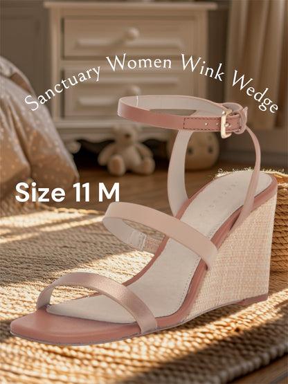 Sanctuary Women’s Sandals Nudemet/nude Size 11
