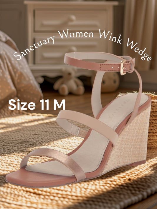 Sanctuary Women’s Sandals Nudemet/nude Size 11