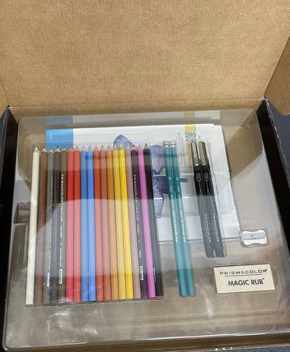 Prismacolor Technique Colored Pencils - Level 1 Bundle 47 Count - 2 Art Lessons
